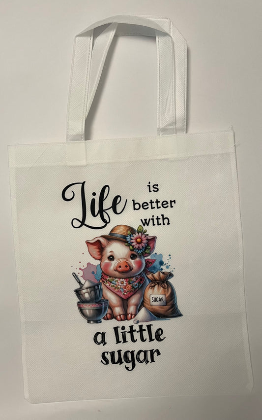 Life is Better with Sugar Tote Bag