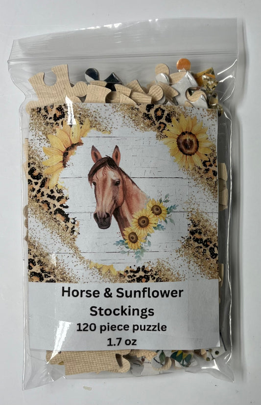 Horse & Sunflowers Puzzle