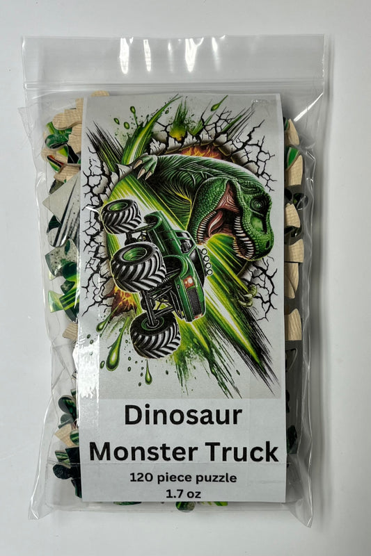 Dinosaur Monster Truck Puzzle