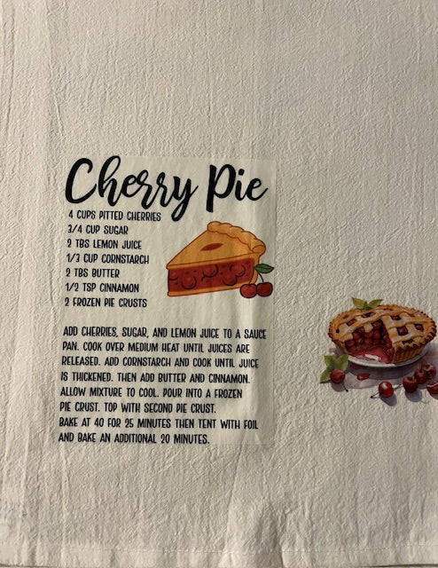 Cherry Pie Kitchen Towel