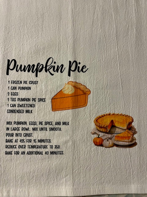 Pumpkin Pie Kitchen Towel