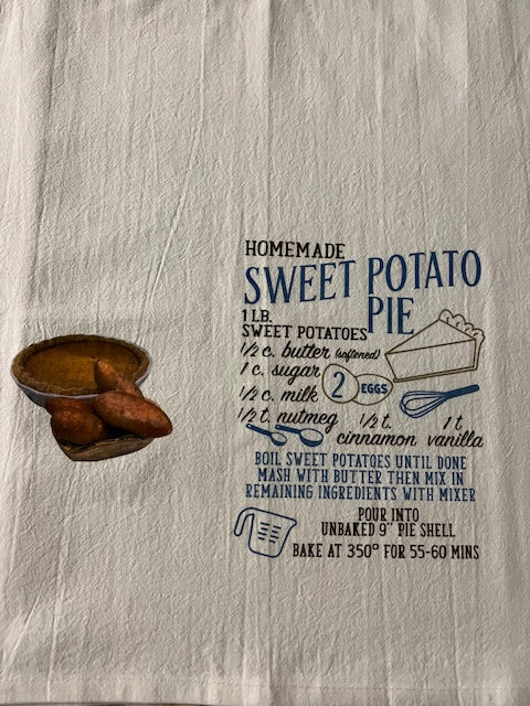 Sweet Potato Pie Kitchen Towel